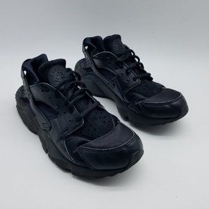 Nike Air Huarache Run Women's Size 9.5 Running Shoes Triple Black